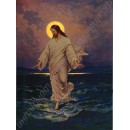 Картина с LED подсветкой: Иисус, идущий по воде